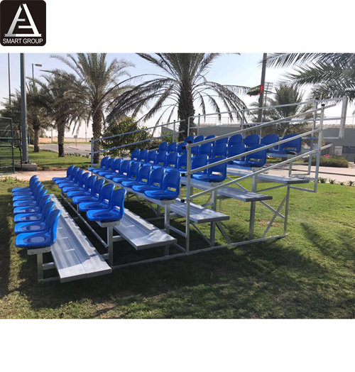 48 seats Grandstand Seating Indoor/Outdoor Portable Mobile Tribune Aluminum Bleachers for sale