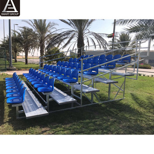 48 seats Grandstand Seating Indoor/Outdoor Portable Mobile Tribune Aluminum Bleachers for sale