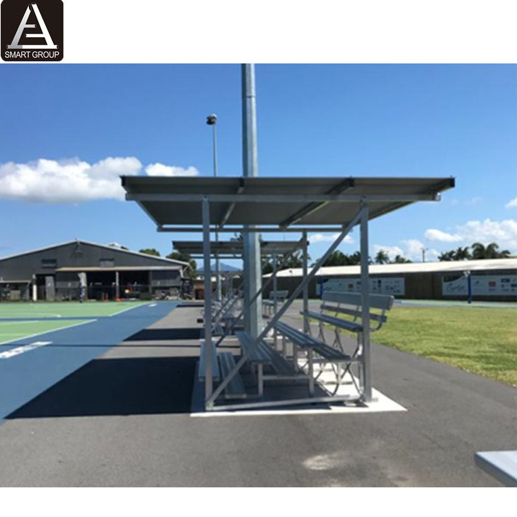 Professional Production Aluminum Tennis Court Bleacher Stadium Steel Grandstand Bleachers