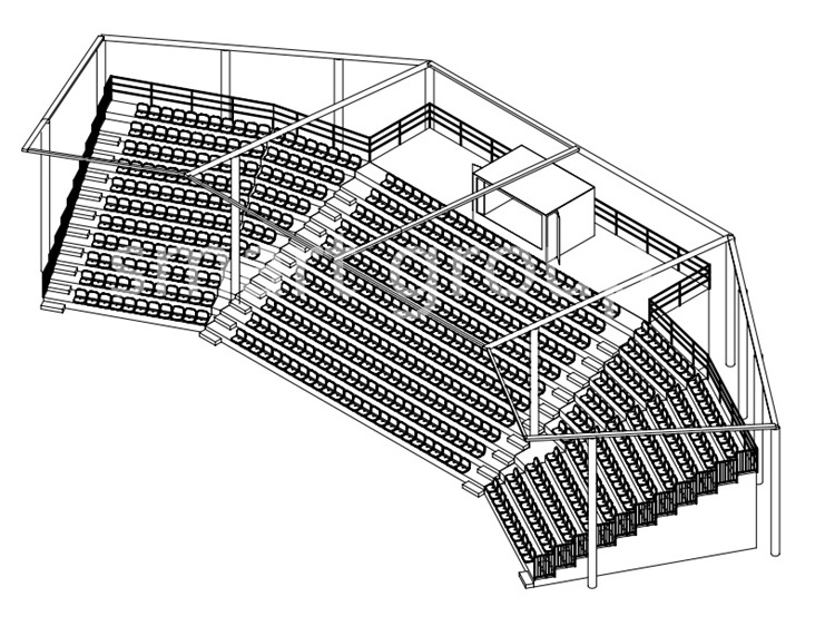 outdoor scaffolding grandstand stadium tribunes baseball field bleachers for sale