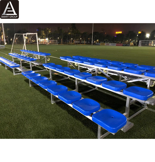 Outdoor Indoor Metal Mobile Bleachers Chair Soccer Ball Game Bleachers On Sale