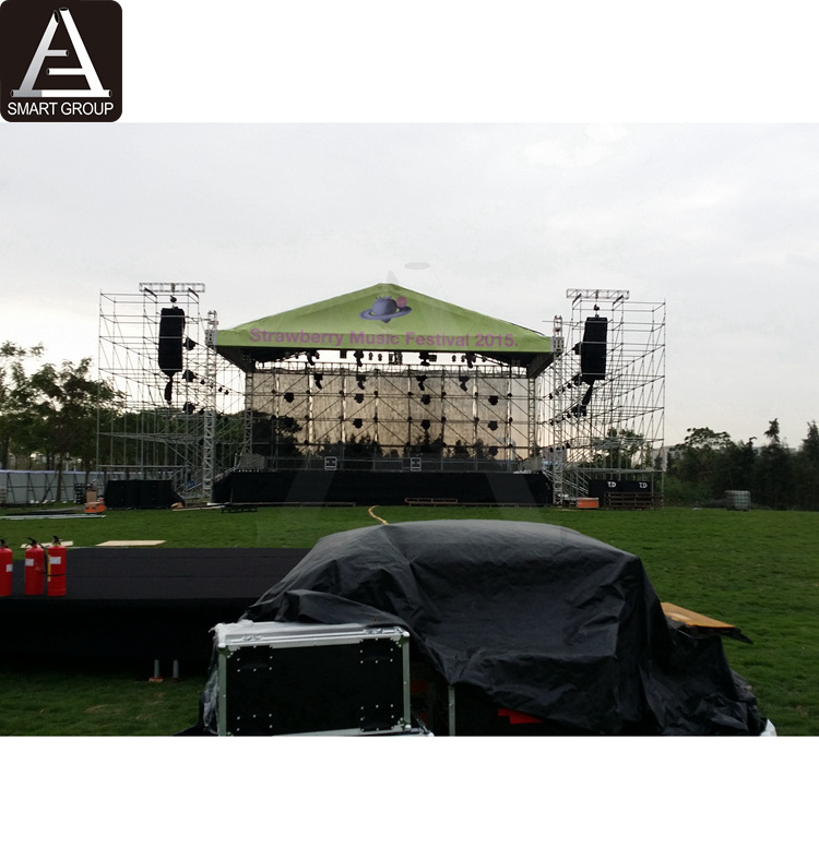 Factory Price Aluminum lift tower truss stand line array speaker lift layer truss