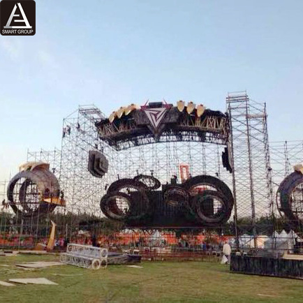 Big Events Outdoor Layer Truss,Line Array, Ringlock Truss System Concert Backdrop