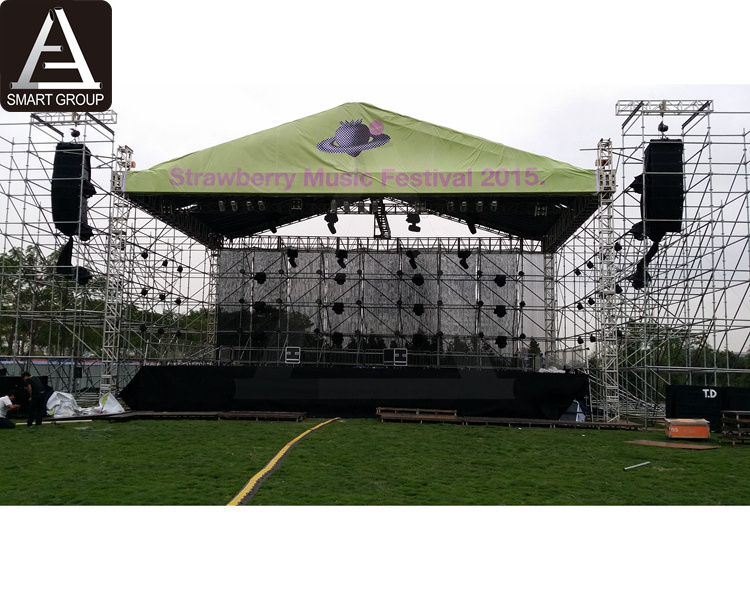 Factory Price Aluminum lift tower truss stand line array speaker lift layer truss