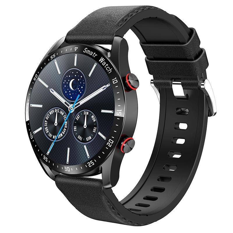 Hot Selling HW20 ECG+PPG Call Smart Watch Business Stainless Steel+Silicone Strap Watch IP67 Waterproof PK I9 Smart Watch