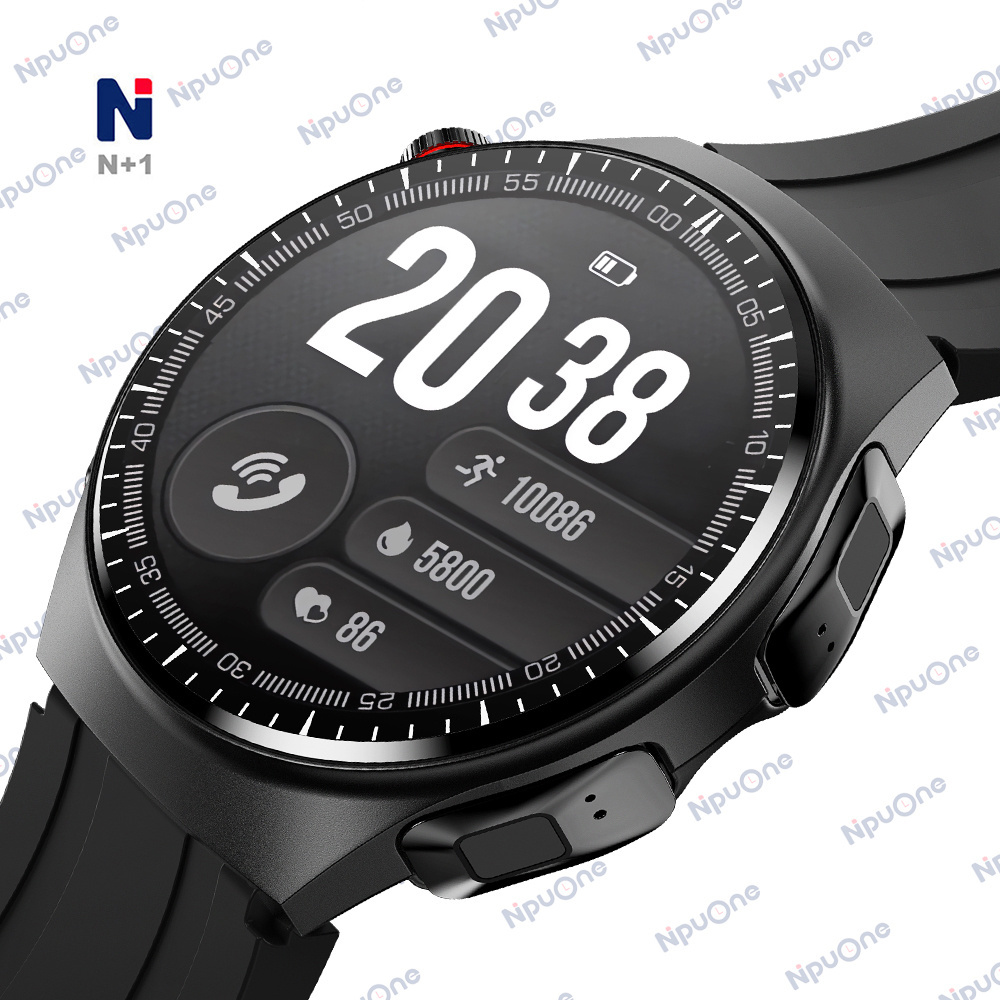 2024 new High quality round screen CE ROHS Smartwatch for shopping malls Reloj Inteligente NJH32 Smart Watch with earbuds