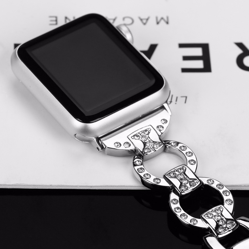 Stainless Steel Band for Apple Watch Series 3 2 1 Jewelry Apple Watch Band 38mm 42mm