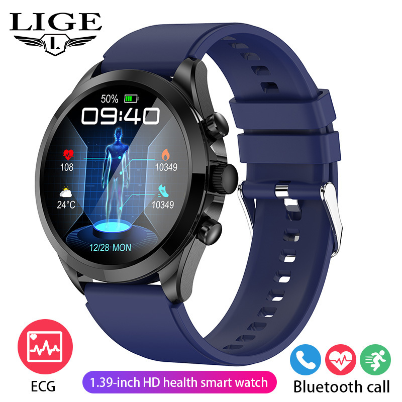 2024 New Arrival ET440 Sport Ip67 Waterproof Smartwatch Blood glucose Female physiological monitor ECG+HRV smart watch