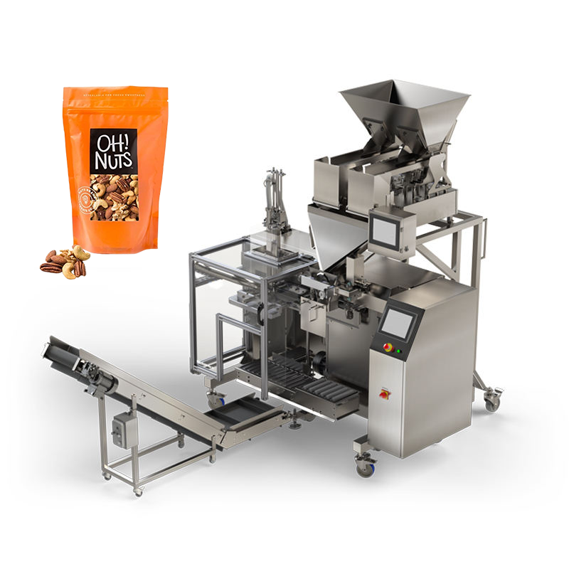 high productivity horizontal granule packaging machine snack nuts doypack packing machine for small businesses