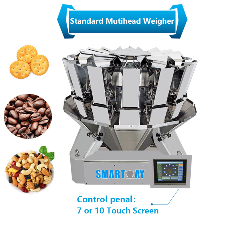 SmartWeigh Vertical Full Automatic Filling Weighing Gummy Soft Cotton Candy Pillow Bag Packing Machine