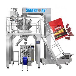 Automatic high accuracy dried meat biltong beef jerky packaging machine