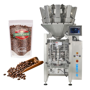 Vertical filling sealing Multihead Weigher Packing Machine Grain Tea Seed Coffee Beans Weighing And Packaging Machine 1KG