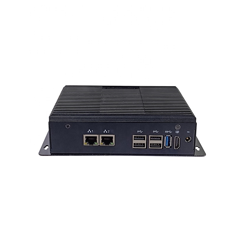 Nano Computer Intel Celeron J6412/Atom X6413E CPU Embedded Fanless Mini Box PC IoT Thin Client Digital Signage Player KIOSK