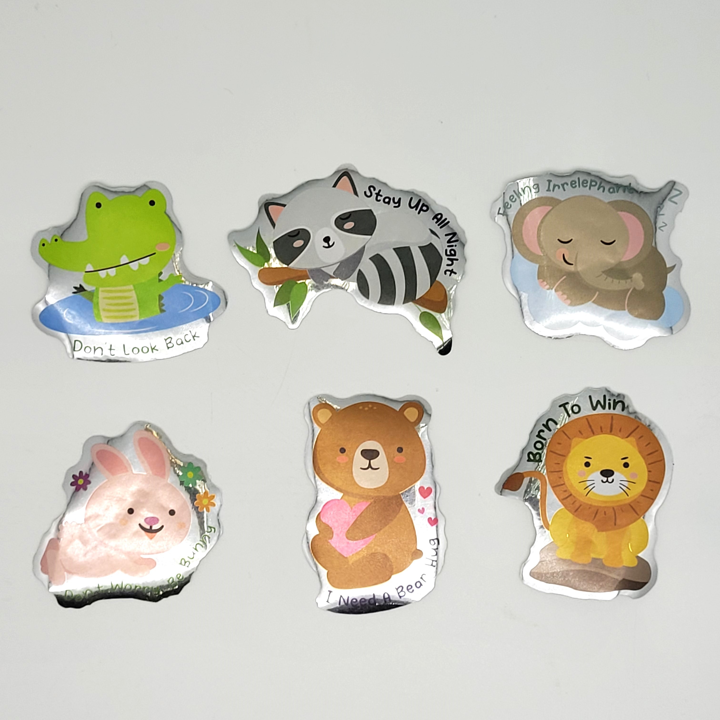 Custom Coated Paper Vinyl Label Sticker Printing Logo Adhesive Die Cut Custom static activity removable children Stickers