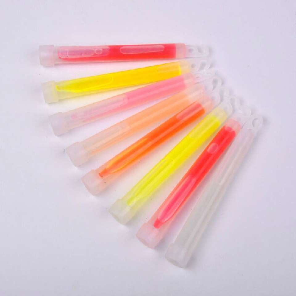 Bright 6 Inch Glow Sticks - Emergency Bright Glow Sticks with 12 Hour Duration Camping Hiking Parties, Kids light stick