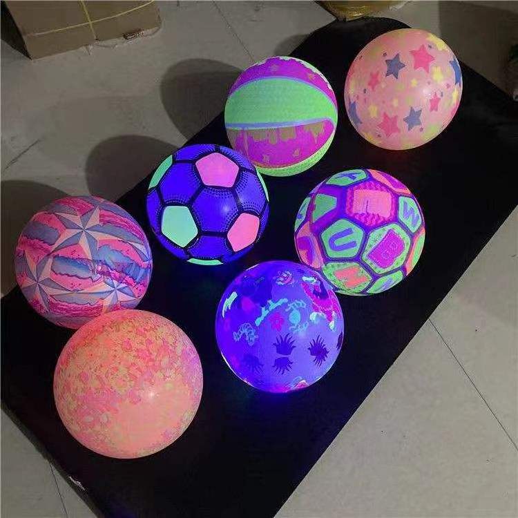 Promotion Pvc ball led flashing toy String Light Night Magic Luminous Bouncing Toy Balloon Ballon With Stick Swing Ball Football