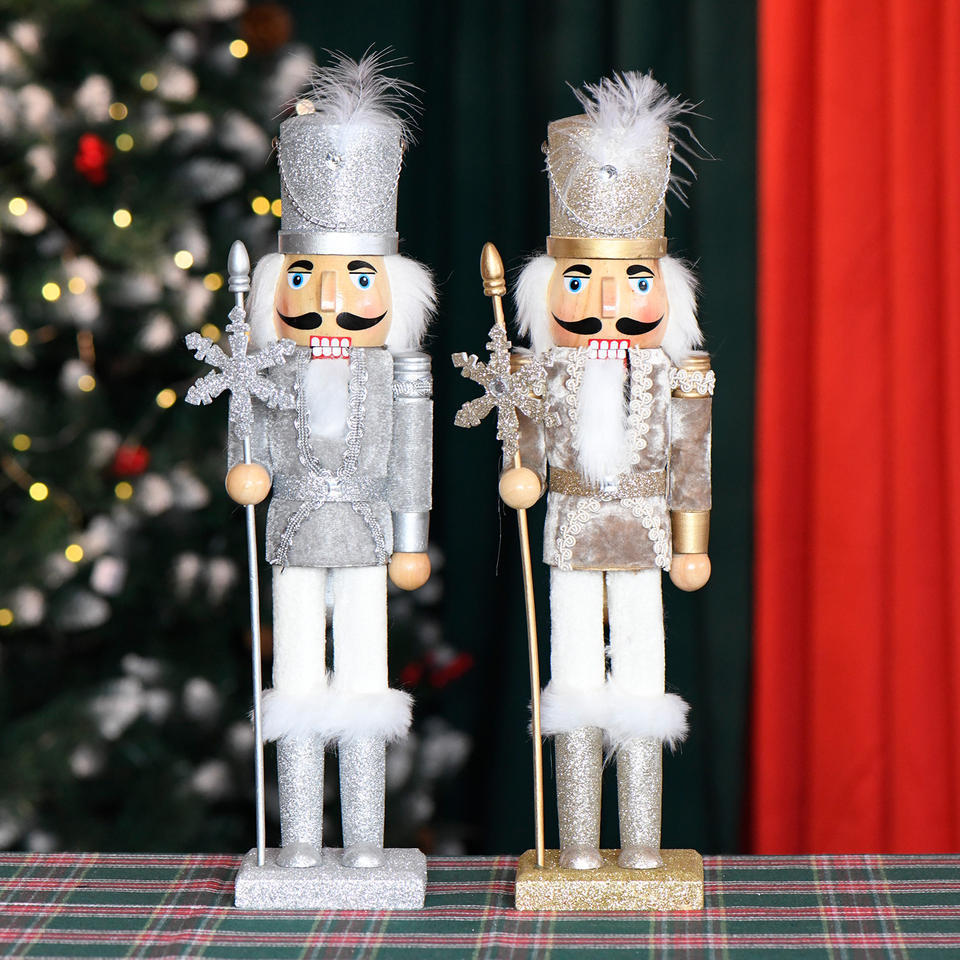 Wholesale Christmas nutcracker Factory Customizable Wooden Nutcracker For Christmas Decorations