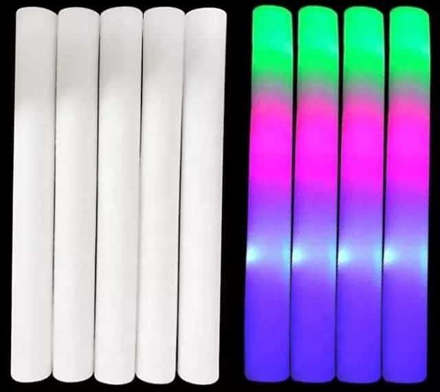 Promotional LED Glow Foam Stick, Light Up Foam Baton For Party Wedding and Concert,  Rainbow wands Led Foam Stick