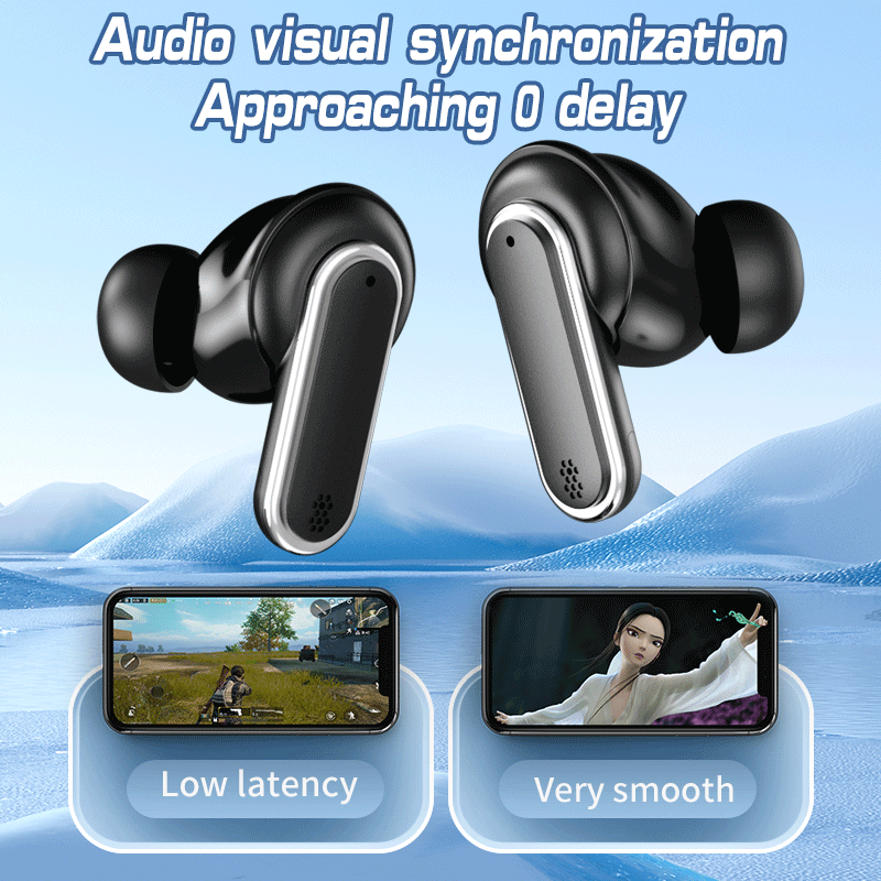 True Wireless Earbuds 5.4 Earphone Active Noise Cancelling Earphones ANC ENC Headset In-ear Sport Headphone