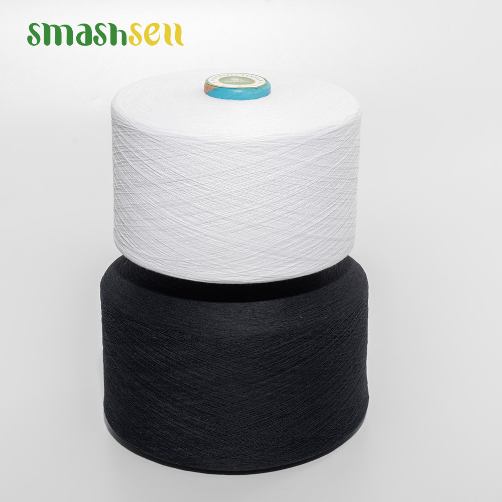 Wholesale Colorful Regeneration Cotton Blend Thread 20/2 Knit Cotton Yarn For Knitting Weaving