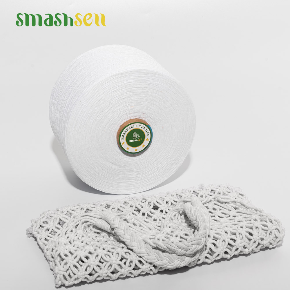 Wholesale Colorful Regeneration Cotton Blend Thread 20/2 Knit Cotton Yarn For Knitting Weaving