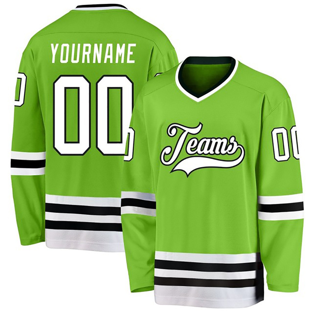 High quality custom blank embroidery ice hockey jersey Tackle Twill Embroidery Jersey for Ice Hockey