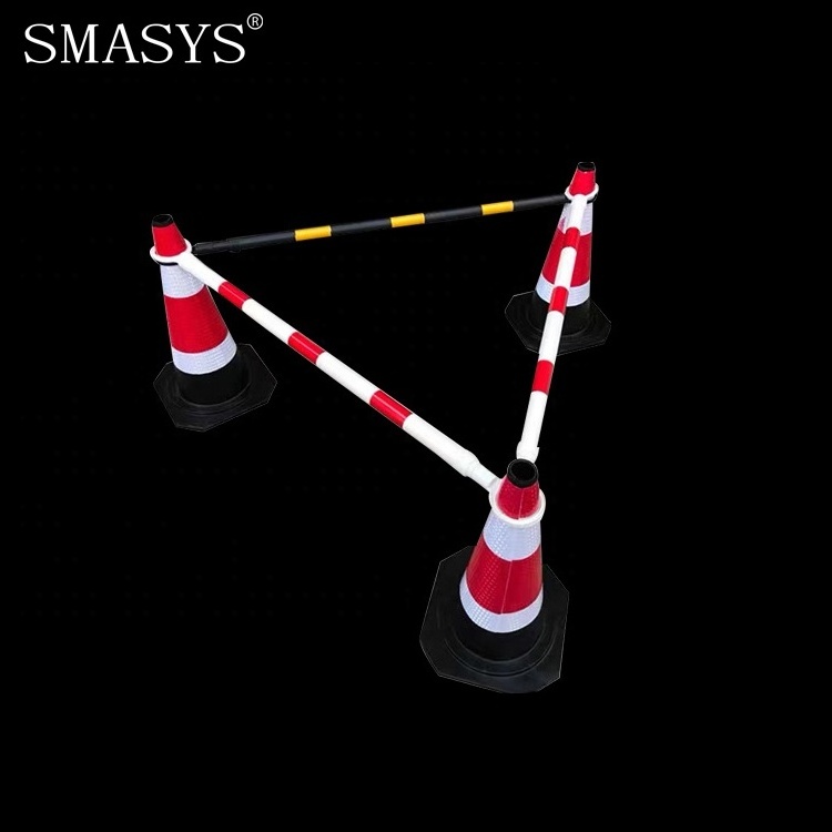 SMASYS  Reflective Plastic Cone Chain Connector Traffic Cone Connector Retractable Cone Bars Barricades