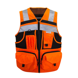 Traffic engineering construction safety emergency Heavy Duty Safety Vest