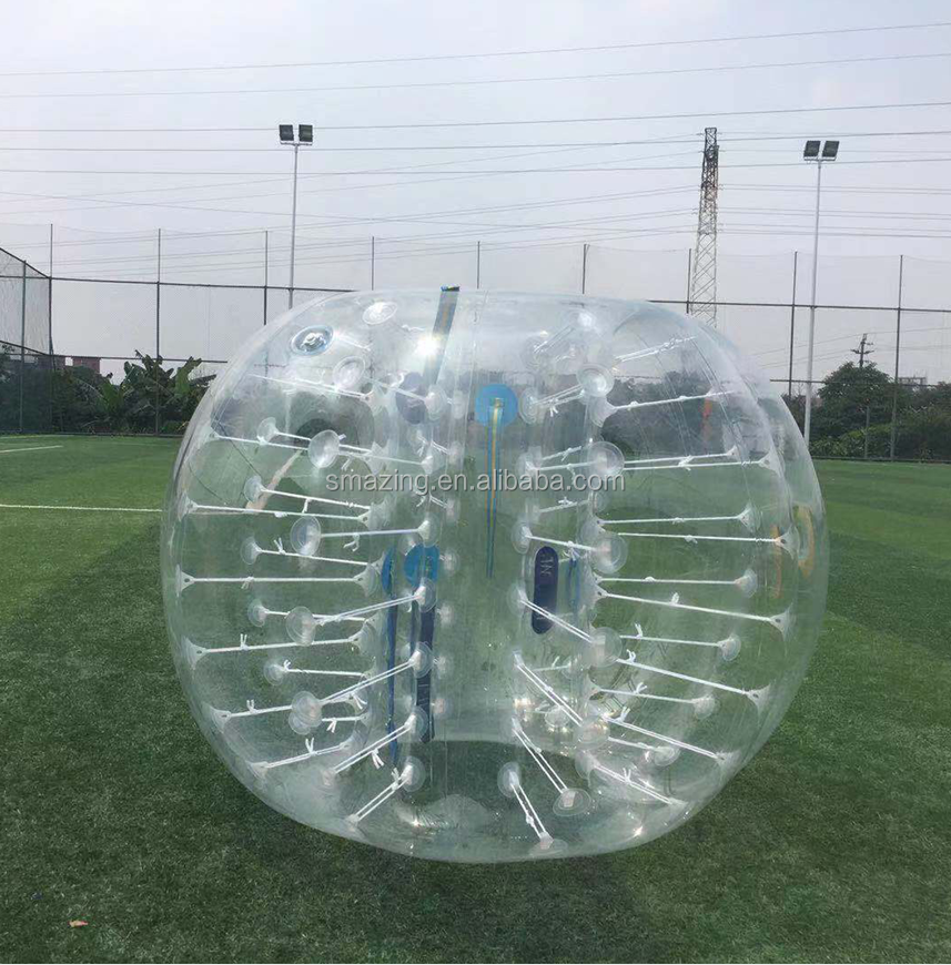 Hot Selling Outdoor Funny Pvc Human Body Bubble Bumper tpu Ball Inflatable Bumper Ball For Adult and Kids