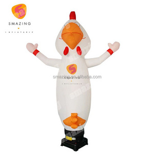 Smazing outdoor  wave hand man inflatable sky dancer custom inflatable chicken air dancer for advertising