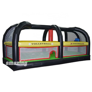 Outdoor colorful basketball volleyball dodge ball inflatable sports, inflatable sports arena for kids and adults