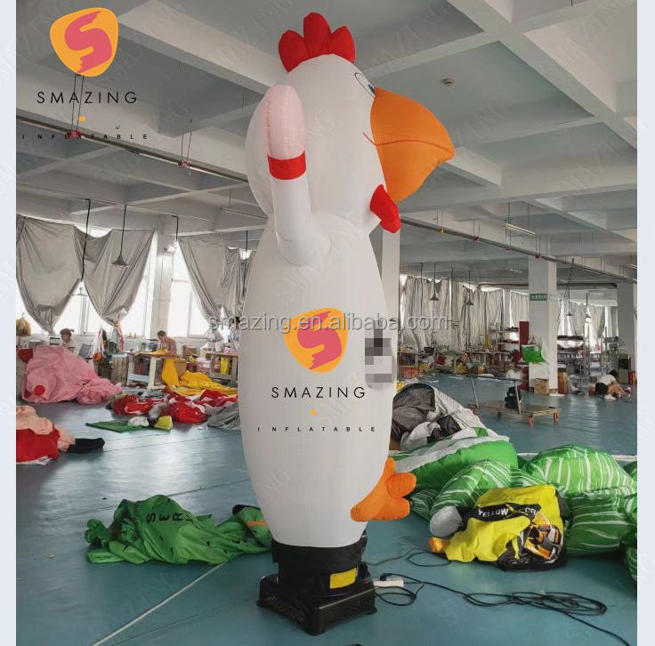 Smazing outdoor  wave hand man inflatable sky dancer custom inflatable chicken air dancer for advertising