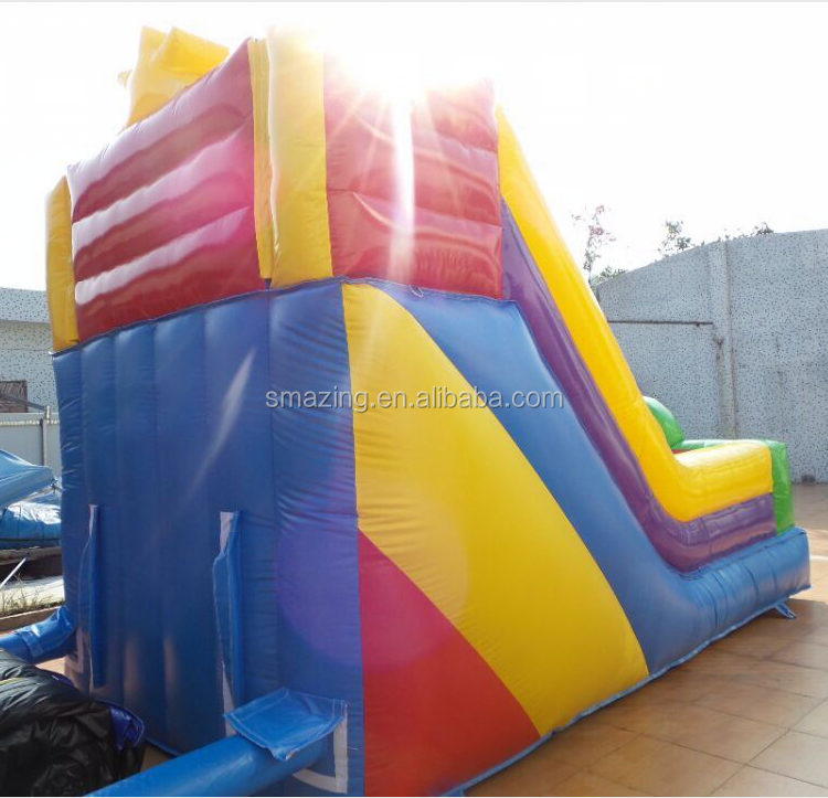 Custom commercial kids slip pool jumping castle giant inflatable water slide for adult