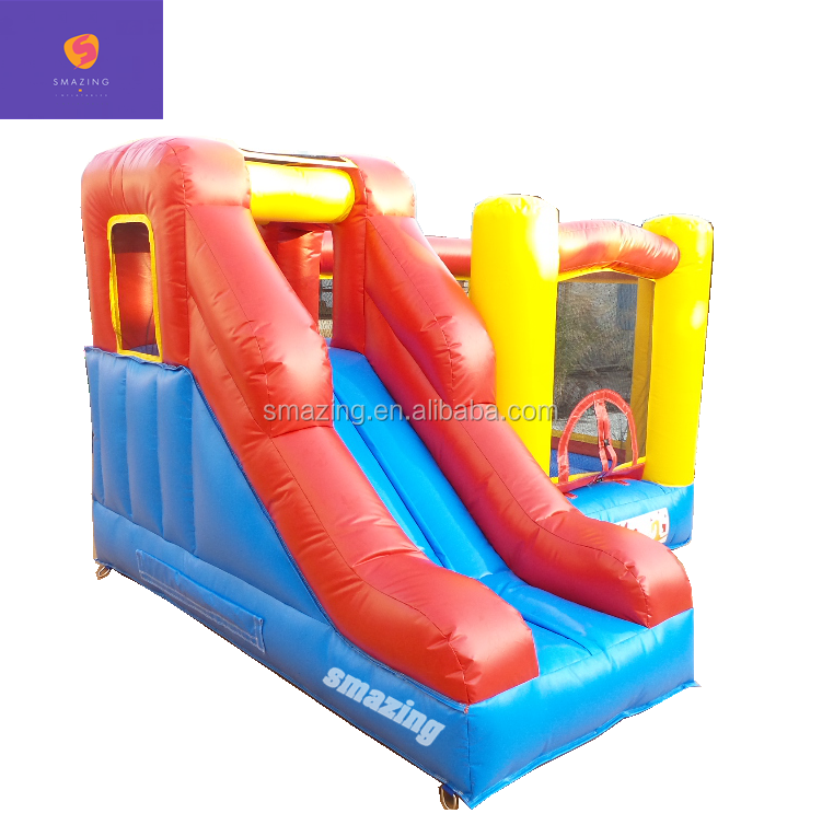 Outdoor jumping castle inflatable jumper slide combo juegos inflables tobogan for kids on sale