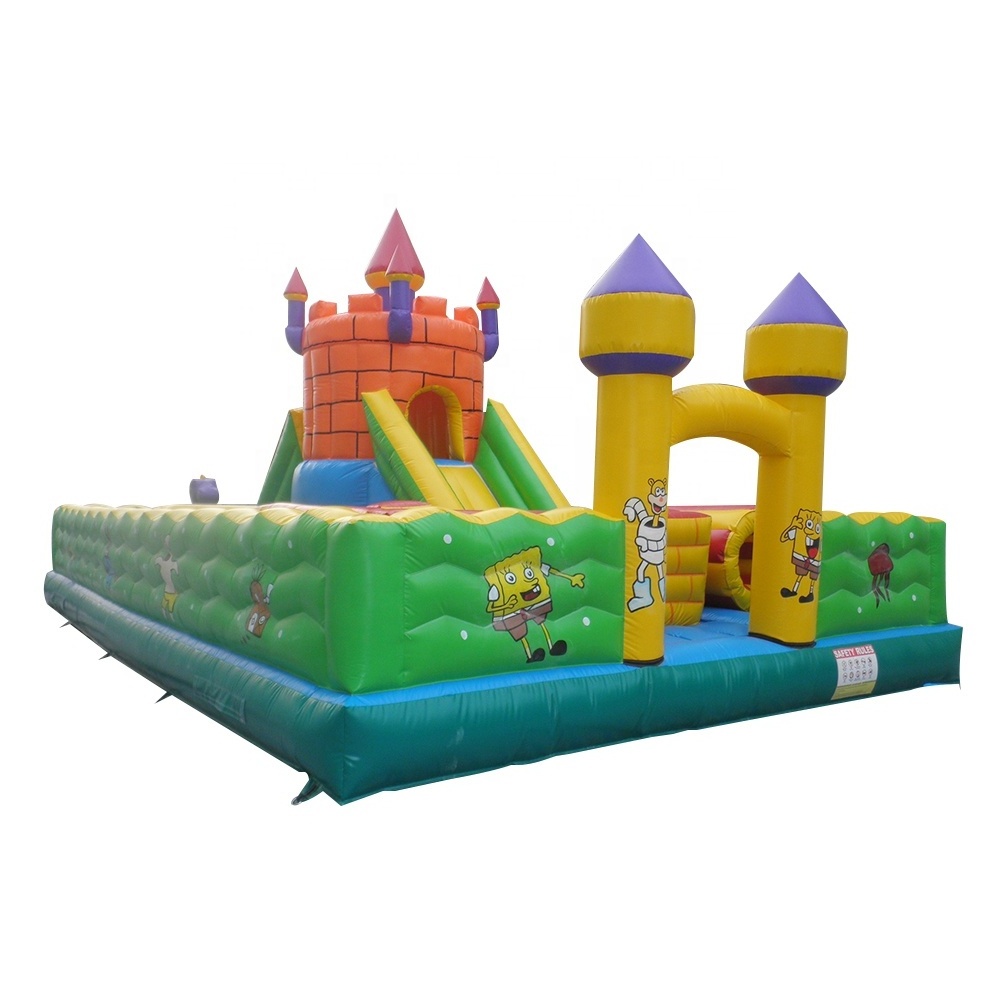 Hot sale Outdoor kids amusement park inflatable playground or inflatable fun city for sale