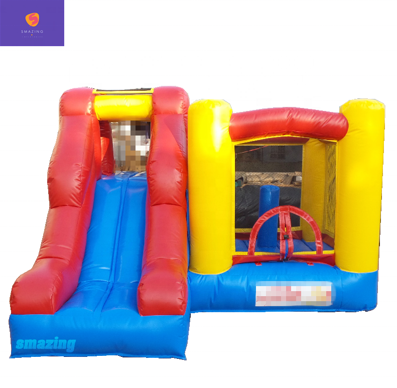 Outdoor jumping castle inflatable jumper slide combo juegos inflables tobogan for kids on sale