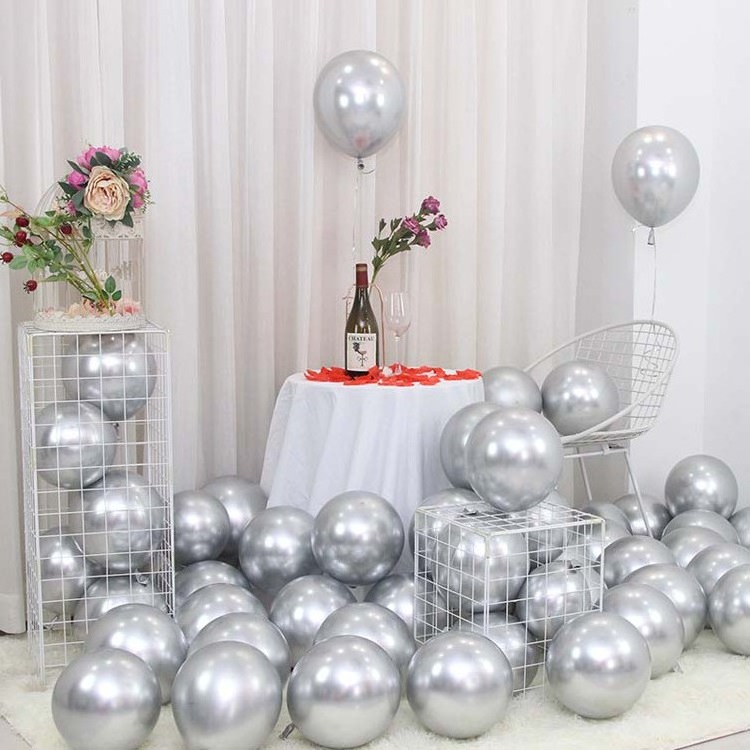 High quality metallic color 5/10/12inch factory direct latex balloon wholesale