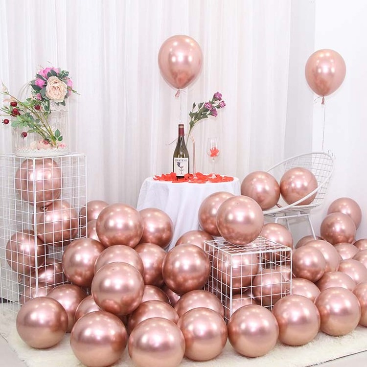 High quality metallic color 5/10/12inch factory direct latex balloon wholesale