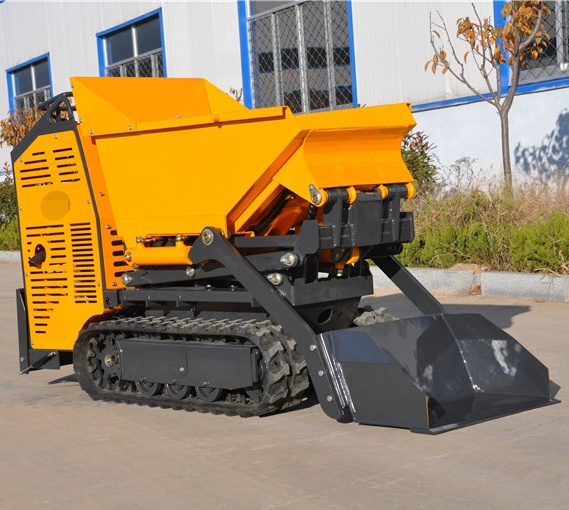 construction machinery hydraulic crawler mini dumper with 500kg load weight