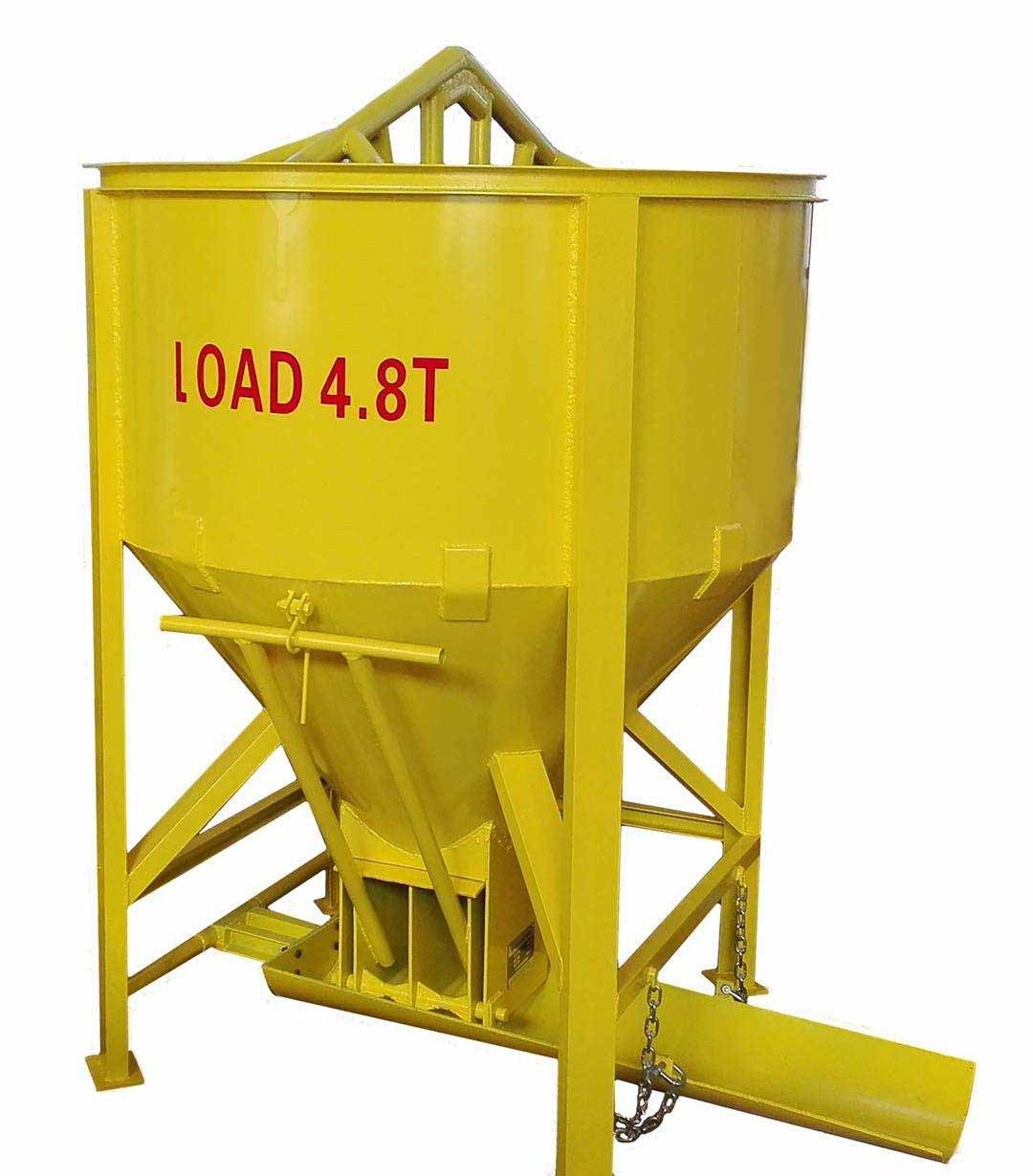 China 1.0m3 round concrete bucket tower crane for sale