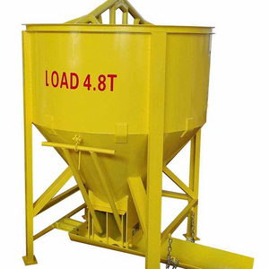 China 1.0m3 round concrete bucket tower crane for sale