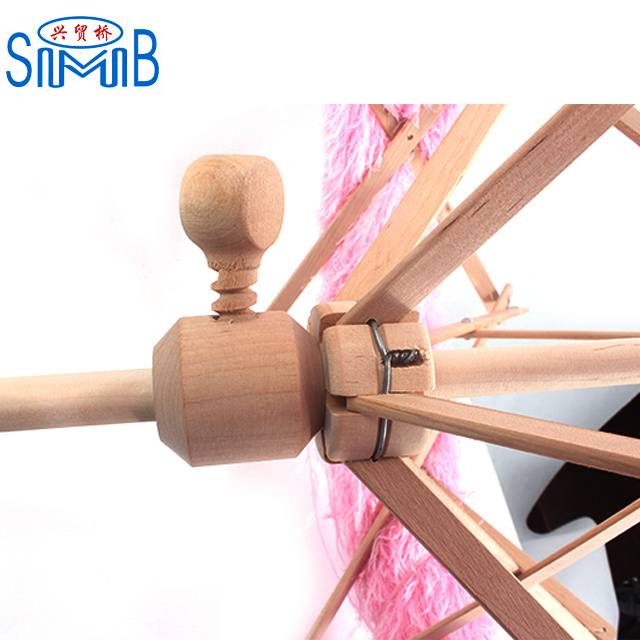 factory direct sale popular wholesale hand operated wood swift yarn winder wooden yarn swift wool umbrella for balls skeins