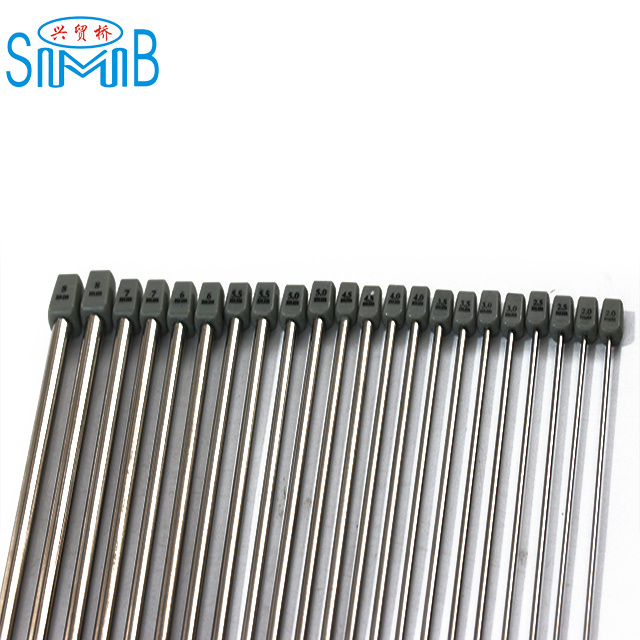 SMB factory wholesale knitting accessories needlework 11 size set Stainless steel Straight Knitting needles with good quality