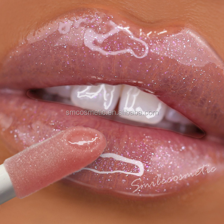 Vegan Lipgloss Lip Plumper Base Manufacturer Pigment Glitter Private Label Metallic Liquid Plumping Shimmer Lip Gloss