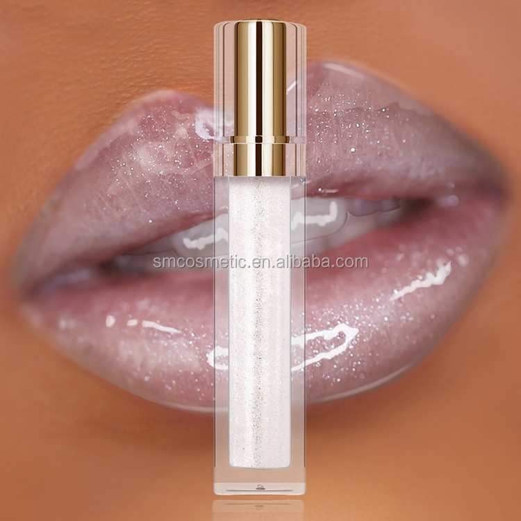 Vegan Lipgloss Lip Plumper Base Manufacturer Pigment Glitter Private Label Metallic Liquid Plumping Shimmer Lip Gloss