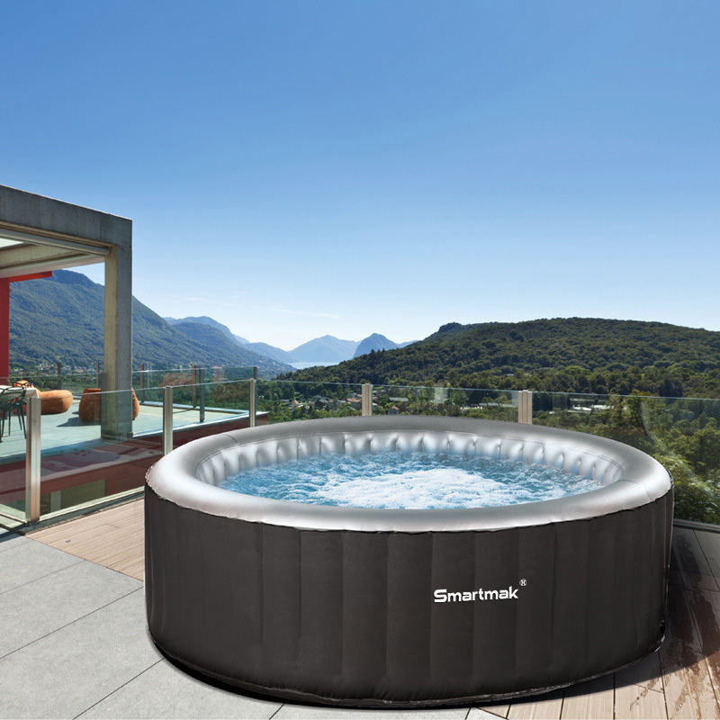 Outdoor Bathtub Pool Portable Inflatable Hot Tub 4-6 Person