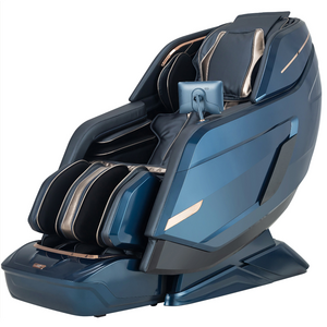 Super long SL track AI voice body detection full body airbags  zero gravity 4d massage chair