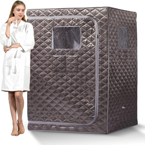 1~2 Person Full Body Home Steam Sauna Set, 4L Steamer Portable Steam Sauna