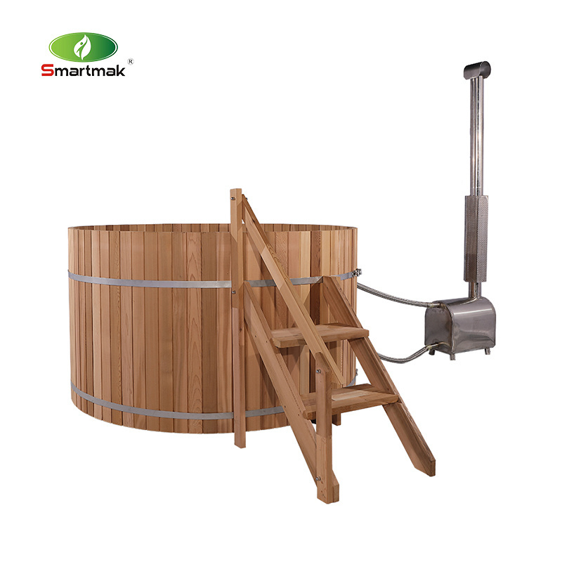 wooden barrel bath shower hot tub 8 person cedar wood bathtub for hotel with competitive price