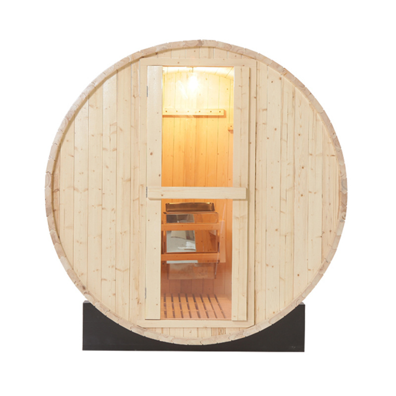 SMARTMAK New Arrival Sauna Room Good Health Saunas Wooden Bath Barrel